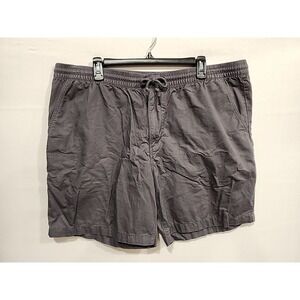 Patagonia Shorts Mens XXL Grey Drawstring Waist Cotton/Hemp Blend Pockets Casual